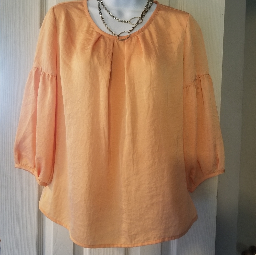 🐢 Talbots top/ blouse 1/2 sleeve size 6P
